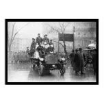 Fire Engine 91 in New York City 1913 posters