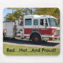 Fire Engine Mouse Pad mousepads