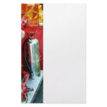 Fire Extinguisher on Fire Truck Customized Stationery