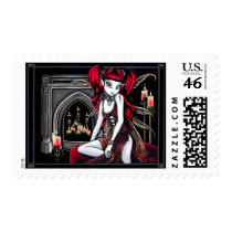 Fire Faery Terra Valentine's Day Postage postage
