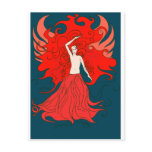 Fire Fairy (Red) Post Cards