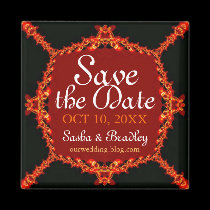 Fire Fairy Save the Date Magnet magnets