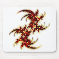 Fire Ferns Mouse Pad