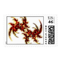 Fire Ferns Postage Stamp