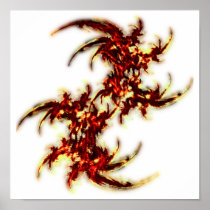Fire Ferns Poster
