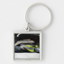 Fire Fighter Boots Keychain