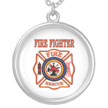 FIRE FIGHTER CUSTOM NECKLACE