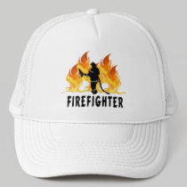 Fire Fighter Flames hats