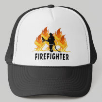 Fire Fighter Flames hats