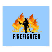 Fire Fighter Flames posters