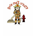 Fire Fighter Girl t-shirts by chelsea_lynn Fire Fighter Girl t-shirts