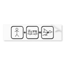 Fire Fighter Hero bumper stickers