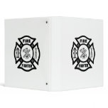 Fire Fighter Maltese 3 Ring Binder