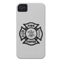 Fire Fighter Maltese Case-Mate iPhone 4 Case