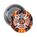 Fire Fighter Maltese Cross Pin