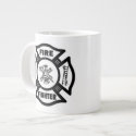 Fire Fighter Maltese Extra Large Mug