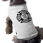 Fire Fighter Maltese Pet Clothes