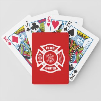 Firefighter Playing Cards Fire Dept Logos