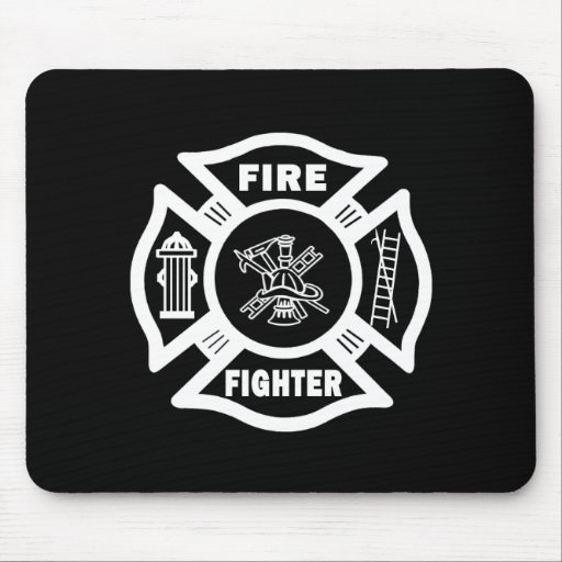 Fire Fighter Mouse Pads