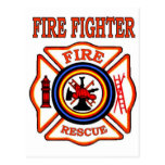FIRE FIGHTER POST CARDS