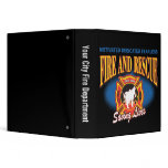Fire Fighter Saving Lives Binder