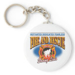Fire Fighter Saving Lives Key Chain