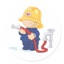 Fire Fighter stickers