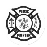 Fire Fighter Sticker