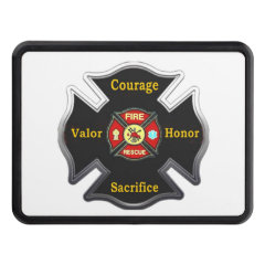 FIRE FIGHTER TRAILER HITCH COVERS