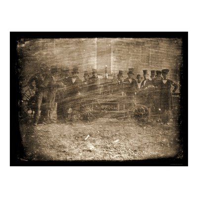 Fire Fighters Daguerreotype 1850 Posters by lc_prints