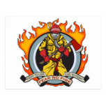 Fire Fighters Fear No Fire Post Cards