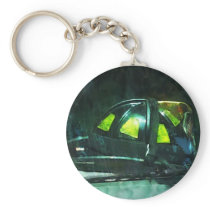 Fire Fighter's Helmet Key Chain