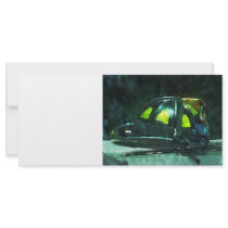 Fire Fighter's Helmet Customized Rack Card