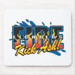 Fire Fighters Kick Ash! Mouse Pads