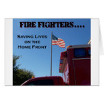 Fire Fighters ... Saving Lives Card