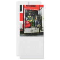 Fire Fighting Gear Rack Card Design