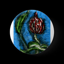 Fire Flower Black Bottom Mambo In The Style Of Bon buttons