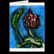 Fire Flower Black Bottom Mambo In The Style Of Bon cards