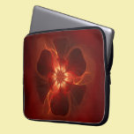 Fire Flower Fractal Art laptop sleeves