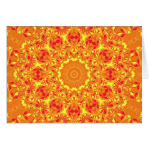 Fire Flower Kaleidoscope cards