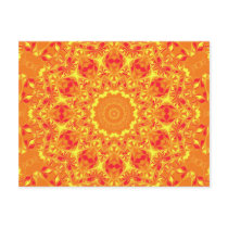 Fire Flower Kaleidoscope postcards