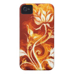 Fire flowers Case-Mate iPhone 4 case
