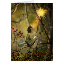 fire fly greeting card