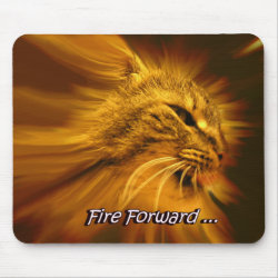 Fire Forward mousepad