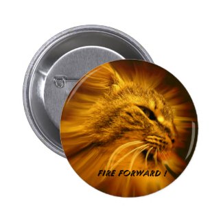 Fire Forward Pinback Button