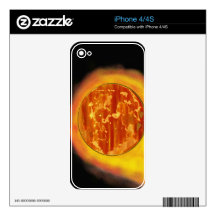 Fire Fury Skins For iPhone 4