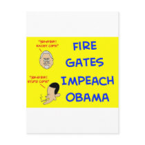 fire gates impeach obama postcards by rexfmay fire gates impeach obama postcards