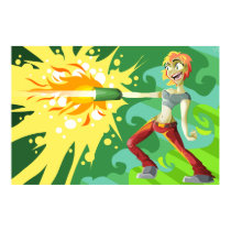 fire girl posters