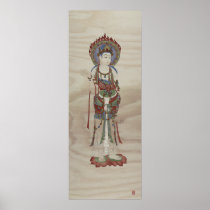 Fire Halo Buddha Doug Fir Background Art Print posters