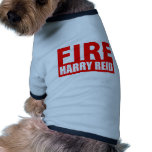 Fire Harry Reid Pet T-shirt